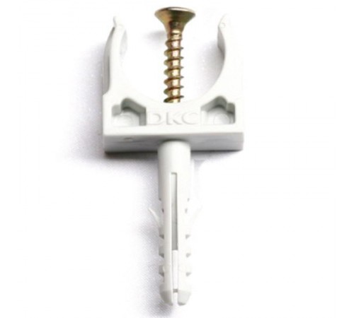 Держатель с защелкой и дюбелем, д.20мм, в упаковках по 5шт.  51320R5  DKC