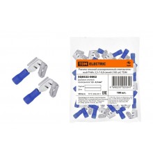 Разъем плоский изолированный ответвительный РпИо 2,5-7-0,8 синий (100 шт)   SQ0522-0002  TDM