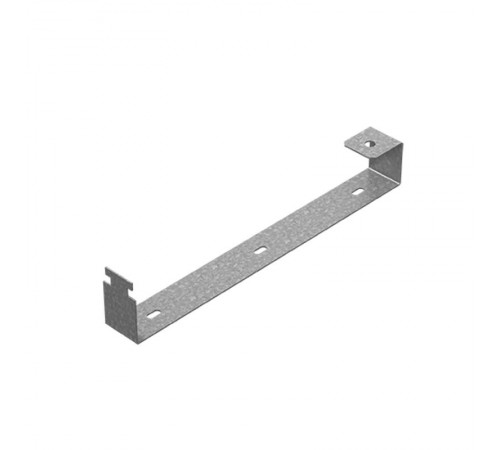 Держатель огнестойкой перегородки для страт консолей шириной 600 мм, толщ. 1,5 мм, Сендзимир цинк, 071163  ДОПС-600-1,5-СЦ   Ostec