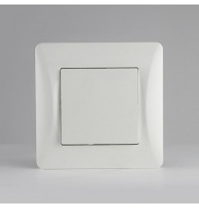 Переключатель одноклавишный, 10А, 220-250V (белый)  201103  SPL