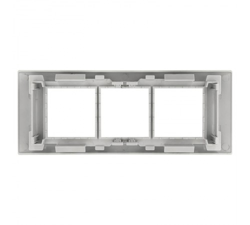 Рамка+суппорт на 6 модулей (3 поста) для парапетного кабельного канала C-Line  sup-6-105-50  EKF