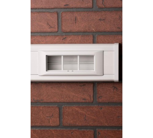 Рамка+суппорт на 6 модулей (3 поста) для парапетного кабельного канала C-Line  sup-6-105-50  EKF