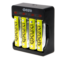 Зарядное устройство для акк батарей B-95USB (+4 x AA 2700мАч), питание от USB   .5038929  ФАZА