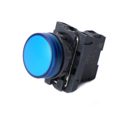 Сигнальная лампа SB5 в сборе модульная 22 мм синяя 24В DC  SB5AVB6  SE