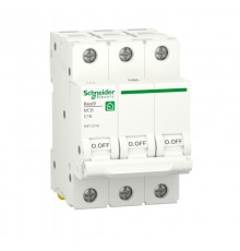 Выключатель автоматический трехполюсный С 16А 3P 6000A RESI9  R9F12316  Schneider Electric