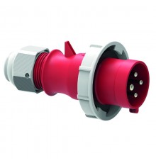 Вилка кабельная 32A 4p 3h 380+440V IP67 (реф) I 210824-Bals I Bals