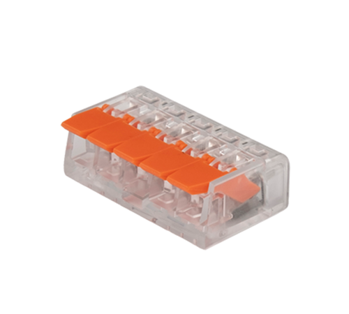 Клемма монтажная  рычажного соединения PTC-5P 221-415 450V 32A 0,14-4.0mm2 /50 шт./  5050945 Jazzway