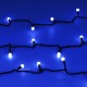 Светодиодная гирлянда ARD-BALL-CLASSIC-D13-5000-BLACK-50LED BLUE (230V, 3.5W)  025564  Arlight