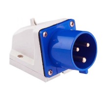 Вилка стационарная 523 2Р+РЕ 32А 220В IP44 EKF PROxima  ps-523-32-220  EKF