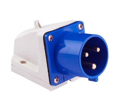 Вилка стационарная 523 2Р+РЕ 32А 220В IP44 EKF PROxima  ps-523-32-220  EKF