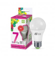 Лампа светодиодная LED-A60-standard 7Вт 230В Е27 6500К 630Лм  4690612018997  ASD