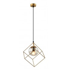 Светильник подвесной (подвес) Moon 5145-310 1 х Е14 40 Вт золото лофт - кантри потолочный  Б0055495  Rivoli