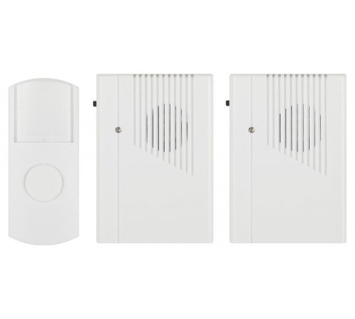 Звонок  ЭРА C27-2 беспроводной, два динамика (нов.упак)  Б0018969  ЭРА