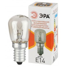 Лампа накаливания  T26 15Вт Е14/E14 230В  для холодильника и швейной машины  Б0066403  ЭРА