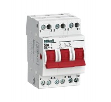 Трехпозиционный выключатель-разъединитель 3P 50A ВР-103  17217DEK  DEKraft