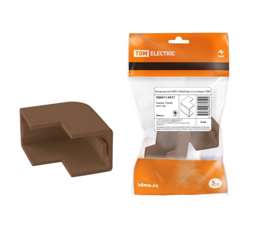 Внешний угол КМН 100х60 бук (2 шт./комп.)  SQ0411-0317  TDM