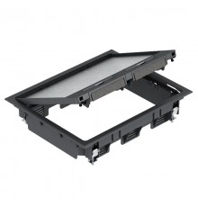 Лючок GES6U (универсальный) 9xModul45 (полиамид,черный) (GES6 U 9011)  7405312  OBO Bettermann