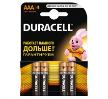 Элемент питания Duracell LR03-4BL BASIC  Б0026813  Duracell