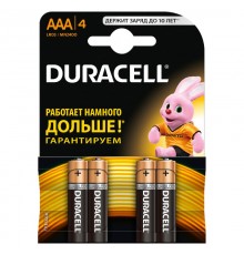 Элемент питания Duracell LR03-4BL BASIC  Б0026813  Duracell