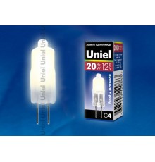 Лампа галогенная капсульная JC-12/20/G4 FR  00826  Uniel