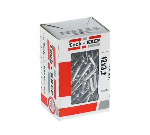 Заклепка 3,2х8 (100 шт) - коробка с ок. ( 0,097 кг)  102282  Tech-KREP