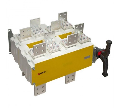 Рубильник-переключатель 2500A 4P c рукояткой управления для прямой установки PowerSwitchpscs-2500-4 EKF