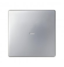 Simon 82 Клавиша для выключателя одноклавишного с подсветкой, S82 Detail, алюминий  8200011-093  Simon