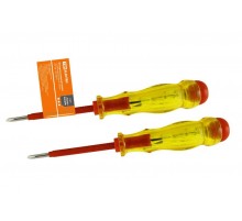 Отвертка-пробник (индикатор) с комбинированным жалом 160 мм, "ЭкспертЭлектрик"  SQ1015-0003  TDM