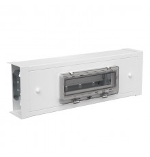 Щит для монтажа 12 устройств (корпус) с крышкой, сталь, белый RAL 9010  6288330  OBO Bettermann