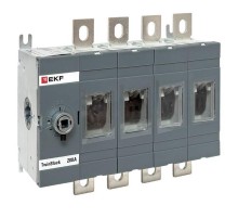 Рубильник 200A 4P без рукоятки управления TwinBlock  tb-s-200-4p  EKF