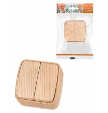 Выключатель 2-кл. открытой установки IP20 10А, сосна "Дача" Народная  SQ1824-0052  TDM