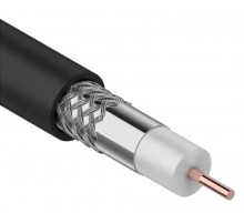 Каб. коаксиал. RG11 CCS 75Ом FPE PVC черн. (300м)  CC1-R1F1-119-300-G  GENERICA