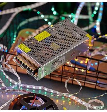 Источник питания 220V AC/24V DC, 6,25A, 150W с разъёмами под винт, без влагозащиты (IP23)  201-150-1  REXANT