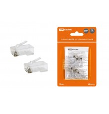 Разъем RJ-45 UTP для кабеля кат. 5Е, 8P8C в блистере (10шт)  SQ0561-0006  TDM