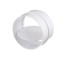 Соединитель для круглых воздуховодов с обр. клапаном, D150,  SQ1807-1749  TDM