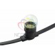 Шнур Belt-Light  2 жилы  шаг 40 см  патроны e27 влагостойкая IP65  331-212  NEON-NIGHT