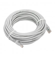 Патч-корд TERACOM PRO Cat.5E неэкранированный UTP оболочка PVC серый (10,0м)  TRP-5EUTP-PVC-10M-GY  EKF