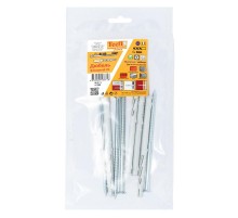 Дюбель фасадн. c шурупом потайн. гол с шлицем TORX 8x140 (4 шт) - пакет  147668  Tecfi
