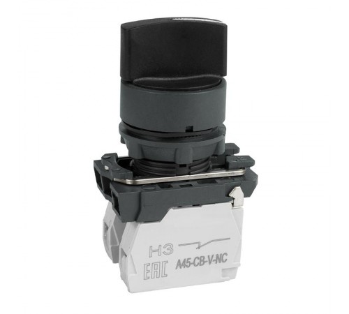 Переключатель OptiSignal D22 C5-S-25 2 положения пластик 1НО+1НЗ XB5AD25 332185 КЭАЗ