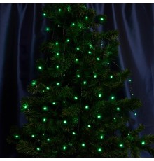 Светодиодная гирлянда CL05 линейная 10м +1.5м 230V зеленый c питанием от сети  32306  Feron