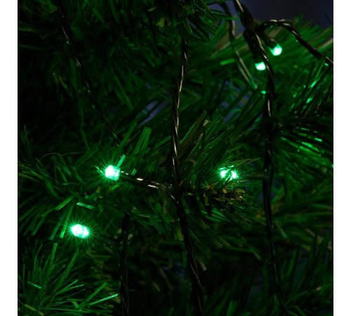 Светодиодная гирлянда CL02 линейная 2м +1.5м 230V зеленый c питанием от сети  32285  Feron