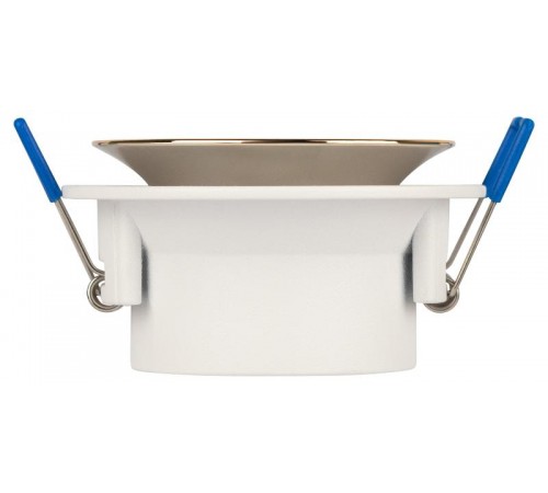 Cветильник встраиваемый декоративный KL103 WH/GD MR16 GU5.3 белый золото  Б0056351  ЭРА