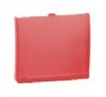 Simon 44 Aqua Накладка декоративная сменная для рамки под ориентационный светильник, S44 Aqua, прозрачный красный  4400092-096  Simon