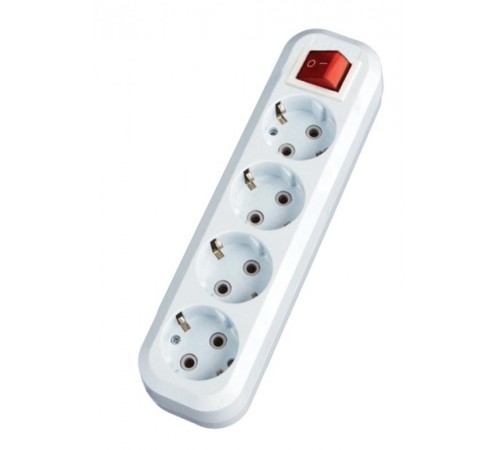 Колодка 4 гн. 16А 3,5кВт c выкл. с/з Эксперт EKF PROxima  AKB16-4i  EKF