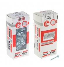 Саморез ШСММ 4,2х38 (200 шт) - коробка с окном ( 0,598 кг)  102143  Tech-KREP