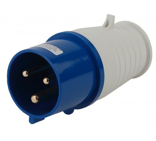 Вилка переносная 023 2Р+РЕ 32А 220В IP44  Б0032852  ЭРА