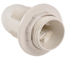 Патрон с кольцом пластик Е14 белый (50 шт), стикер на изделии, Ппл14-02-К12  EPP21-02-01-K01  IEK