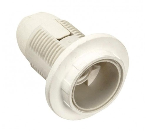 Патрон с кольцом пластик Е14 белый (50 шт), стикер на изделии, Ппл14-02-К12  EPP21-02-01-K01  IEK