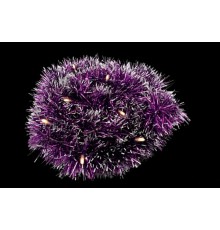 Гирлянда "мишура фиолетовая" 20 диодов , CL80 (CL120)   2м, IP20  26889  Feron