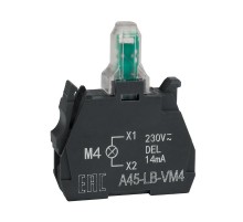 Световой блок OptiSignal D22 A45-LB-VM4 красный 230-240VAC ZBVM4 332209 КЭАЗ